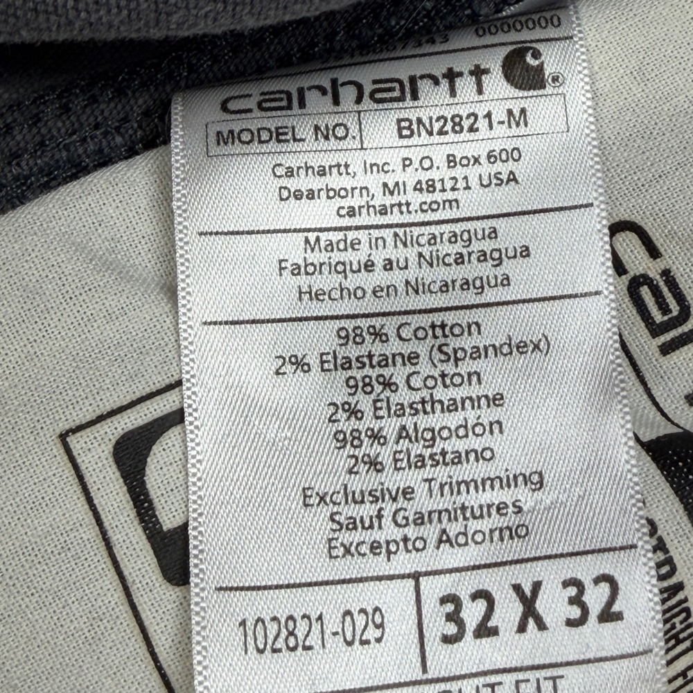 Carhartt Pants Mens 31x30 Rugged Flex Straight Fit Gray Workwear Gorpcore 102821 - Picture 4 of 13